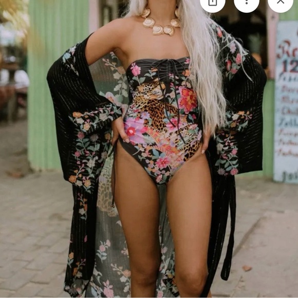 Spell Other - Spell JIMI 3 pc Set - KIMONO , ONE PiECE & Scarf BNWT feeler post